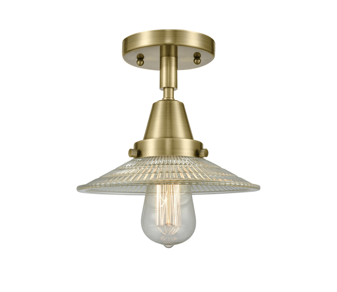 Caden Semi-Flush Mount Brushed Satin Nickel
