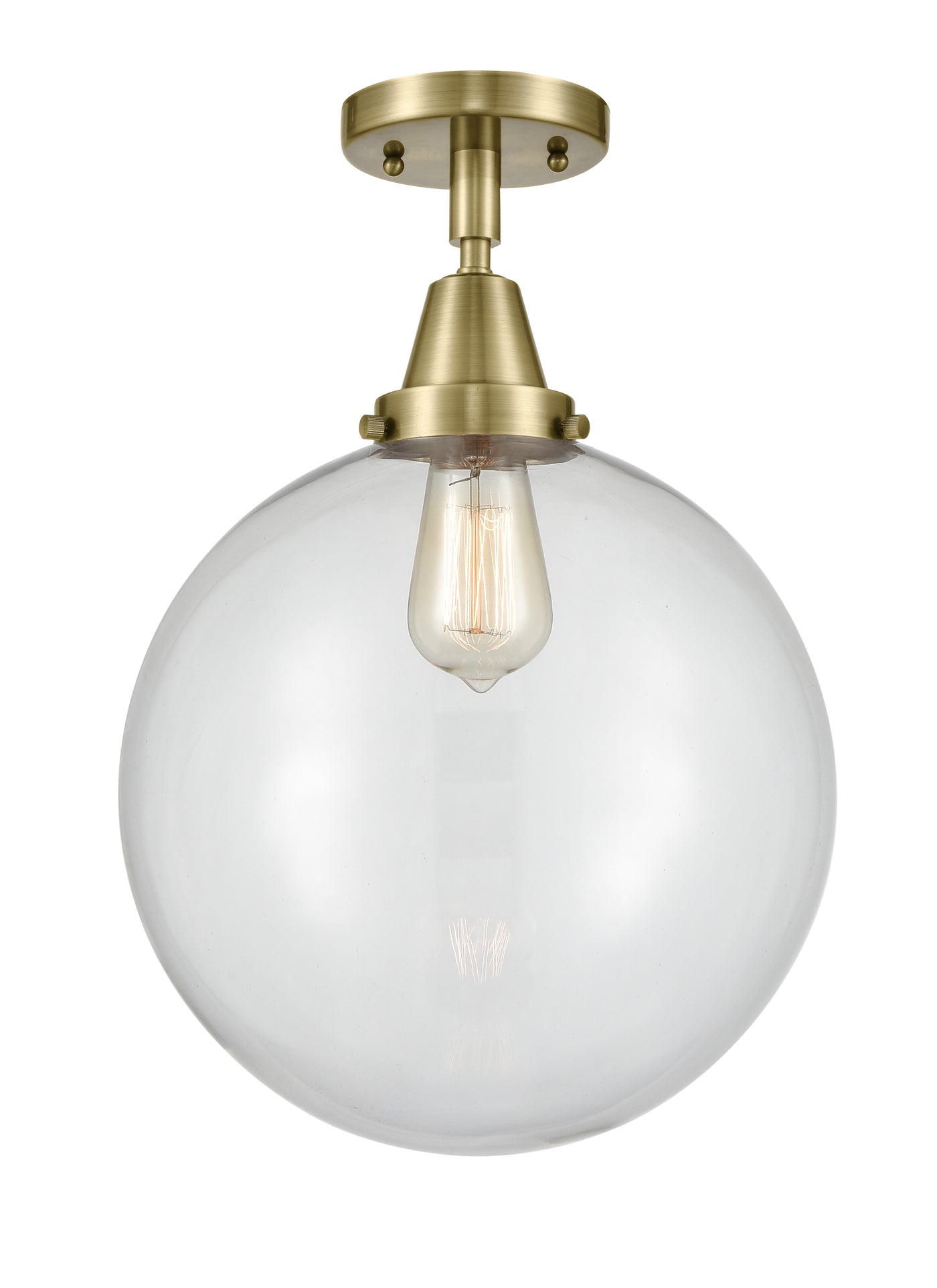 Caden Semi-Flush Mount Brushed Satin Nickel