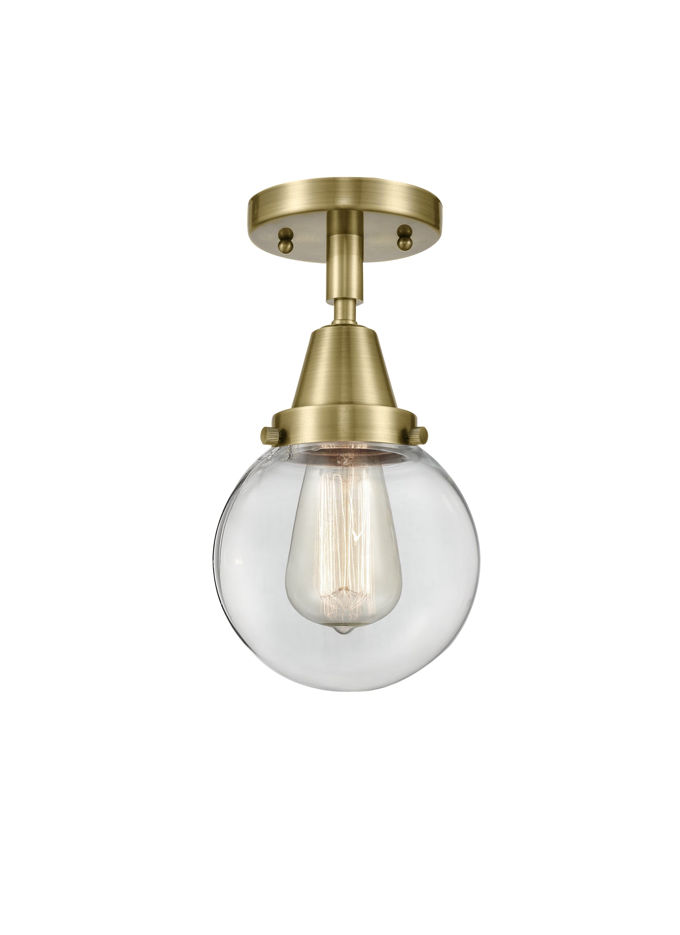 Caden Semi-Flush Brushed Satin Nickel