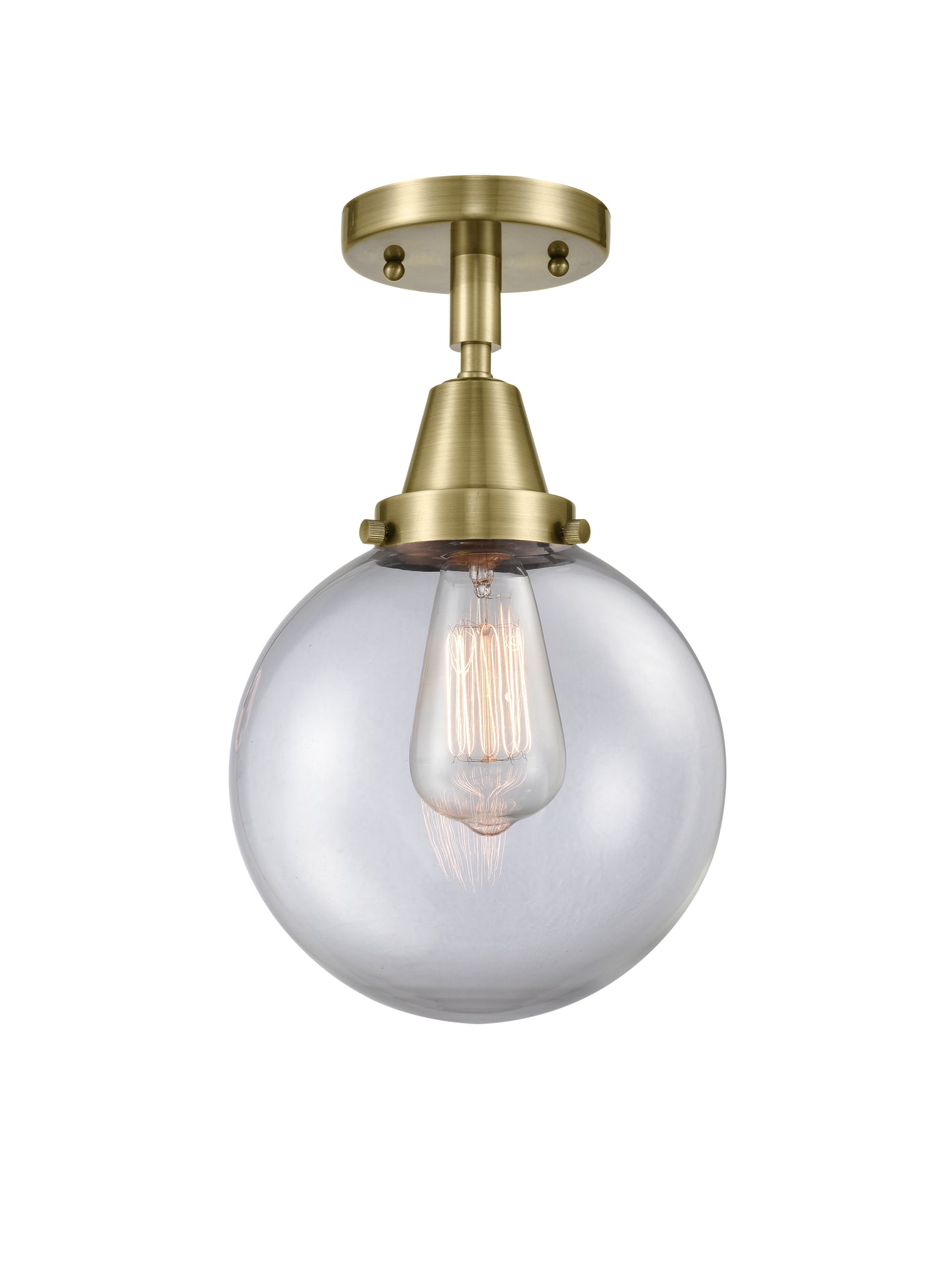 Caden Semi-Flush Mount Brushed Satin Nickel