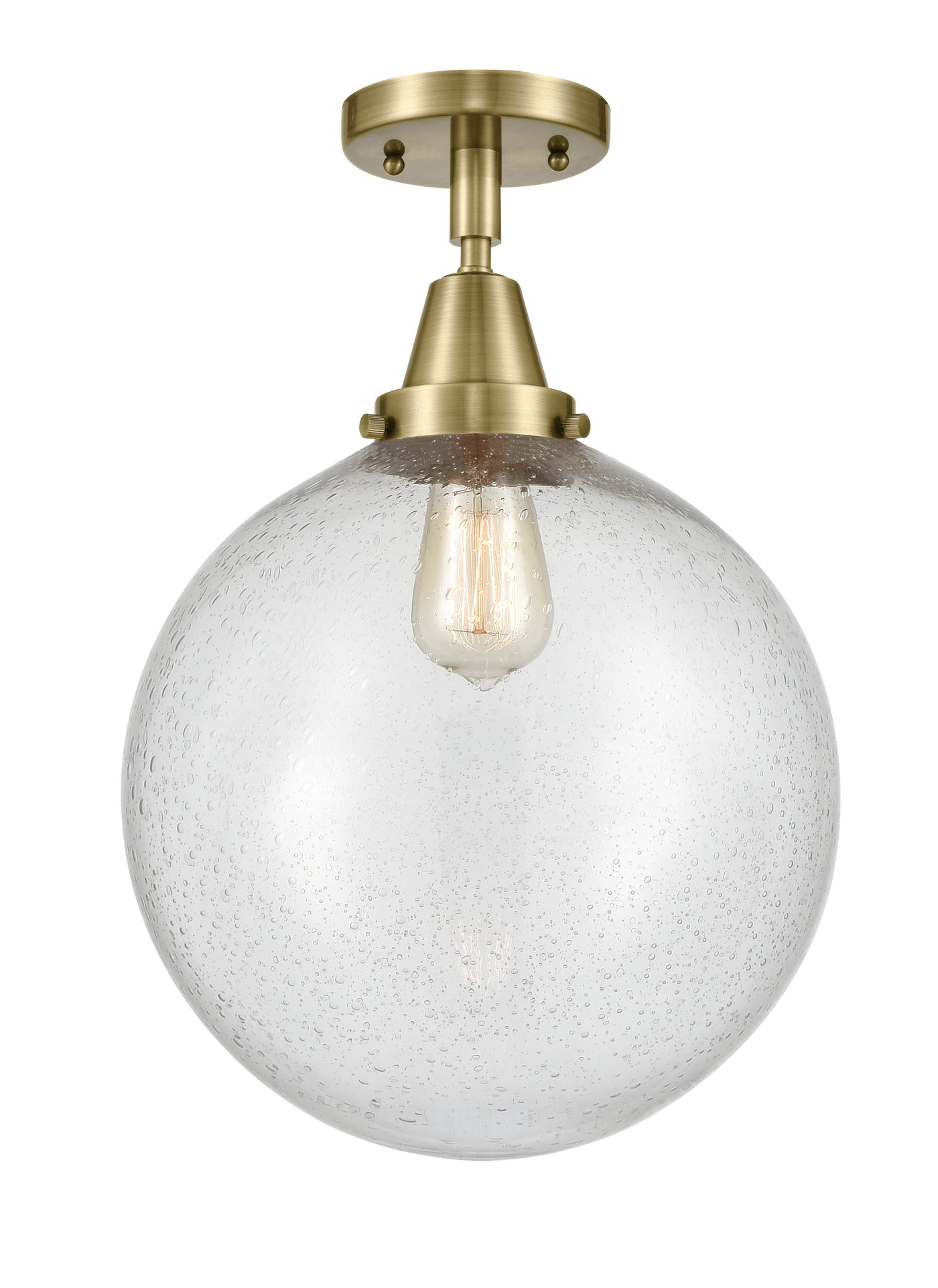 Caden Semi-Flush Mount Brushed Satin Nickel