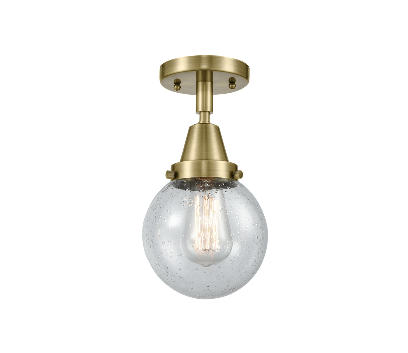 Caden Semi-Flush Brushed Satin Nickel