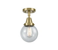 Caden Semi-Flush Brushed Satin Nickel