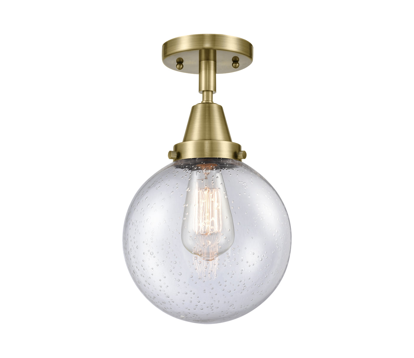 Caden Semi-Flush Mount Brushed Satin Nickel