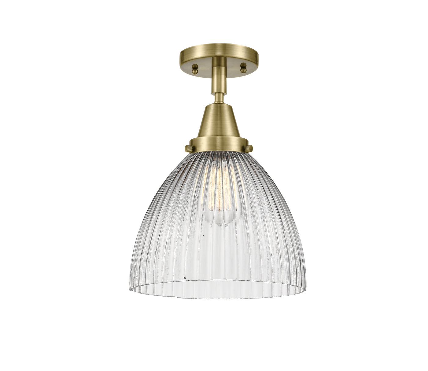 Caden Semi-Flush Mount Brushed Satin Nickel