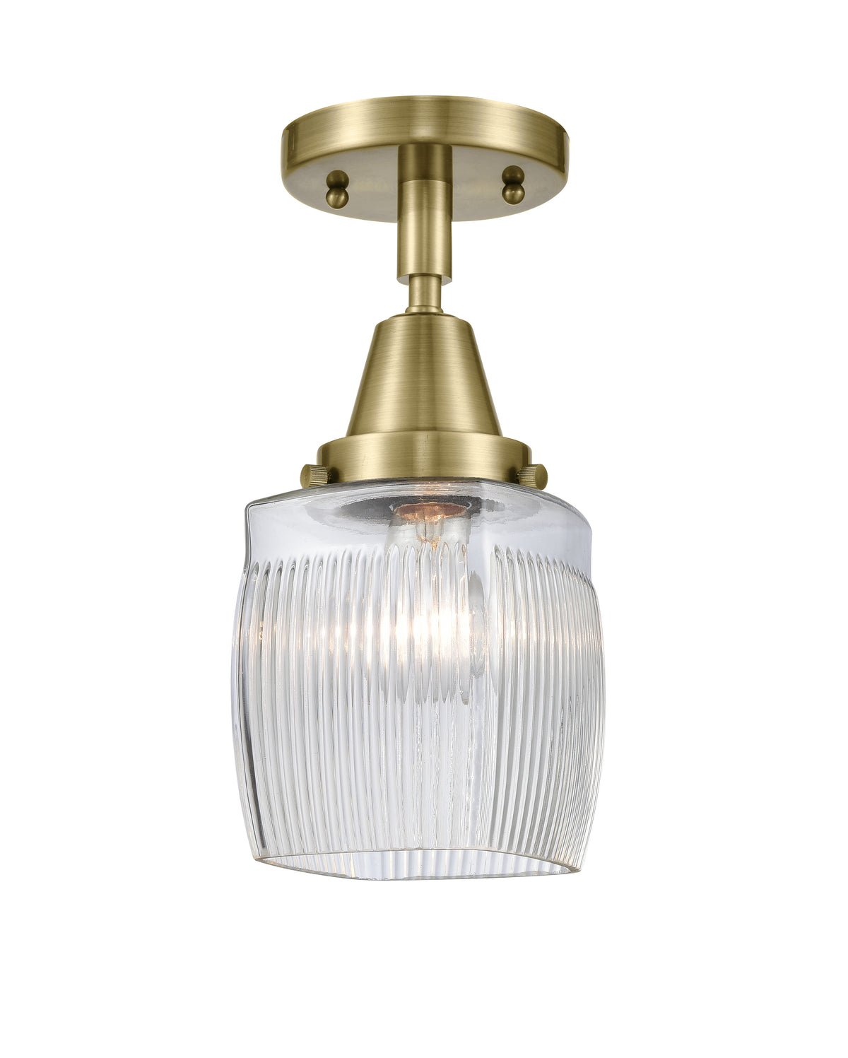 Colton 6-Inch 1-Light Semi-Flush Mount 10.5-Inch High