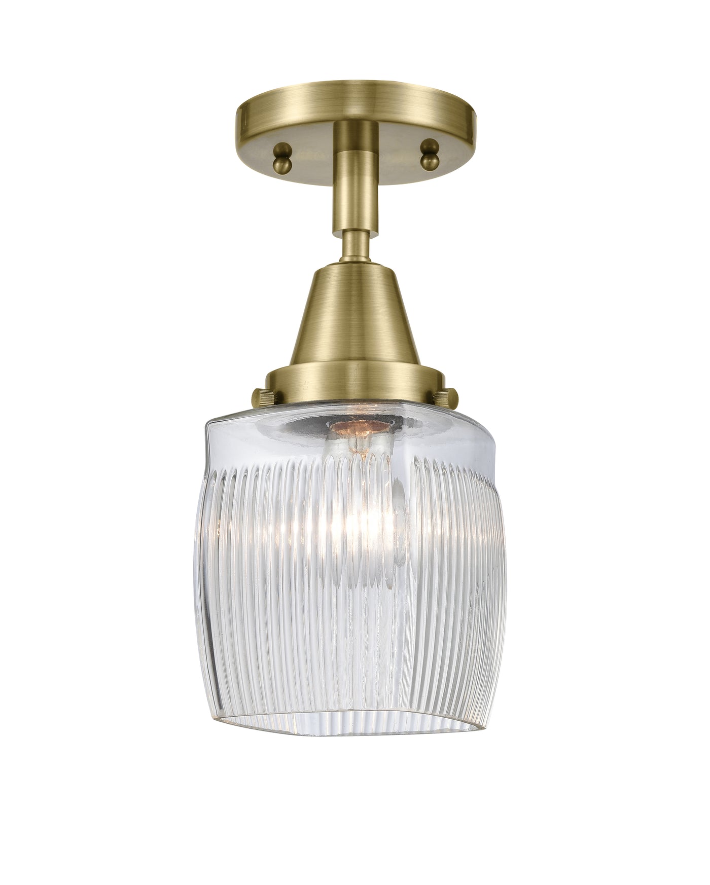 Caden Semi-Flush Mount Brushed Satin Nickel