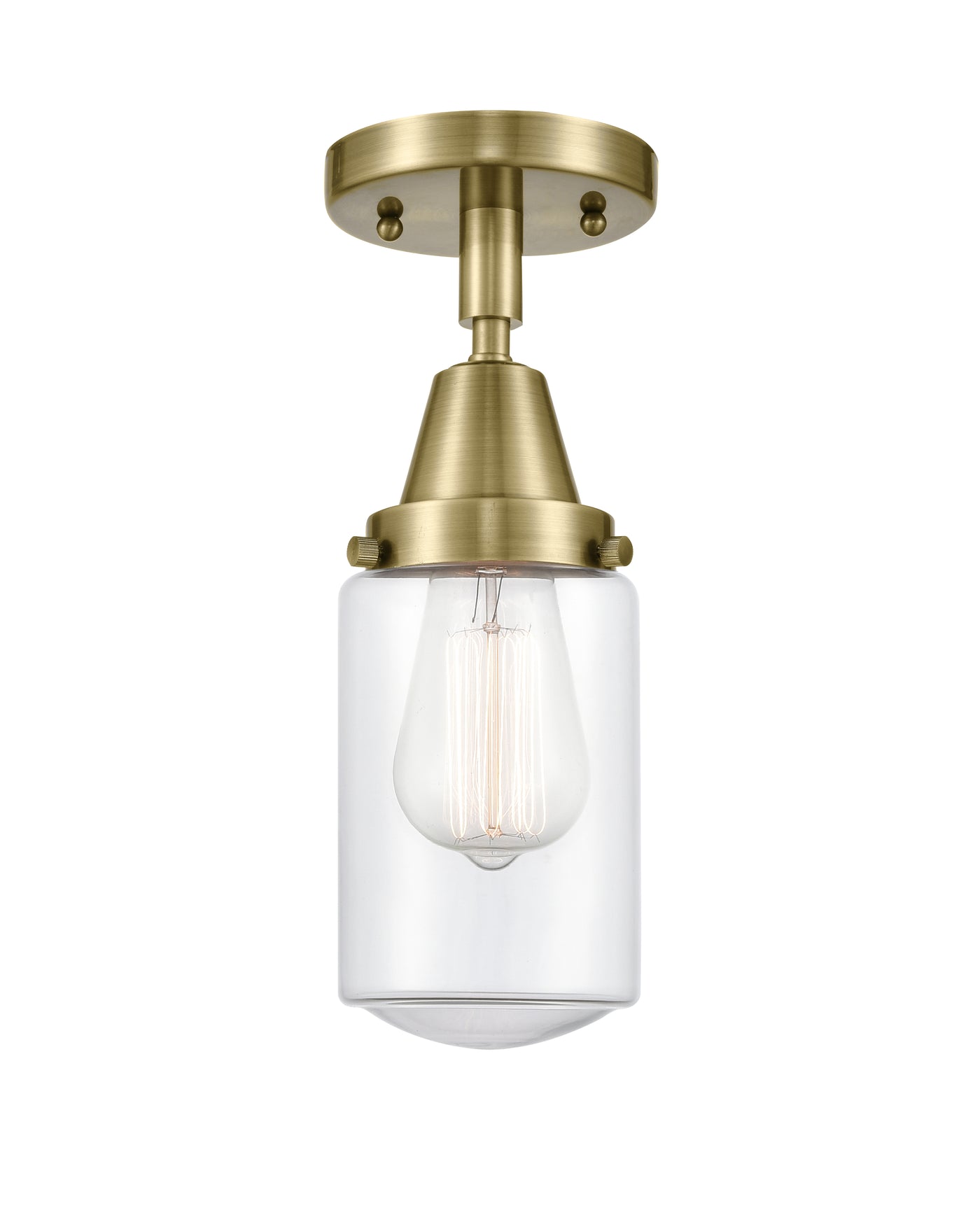 Caden Semi-Flush Mount Brushed Satin Nickel