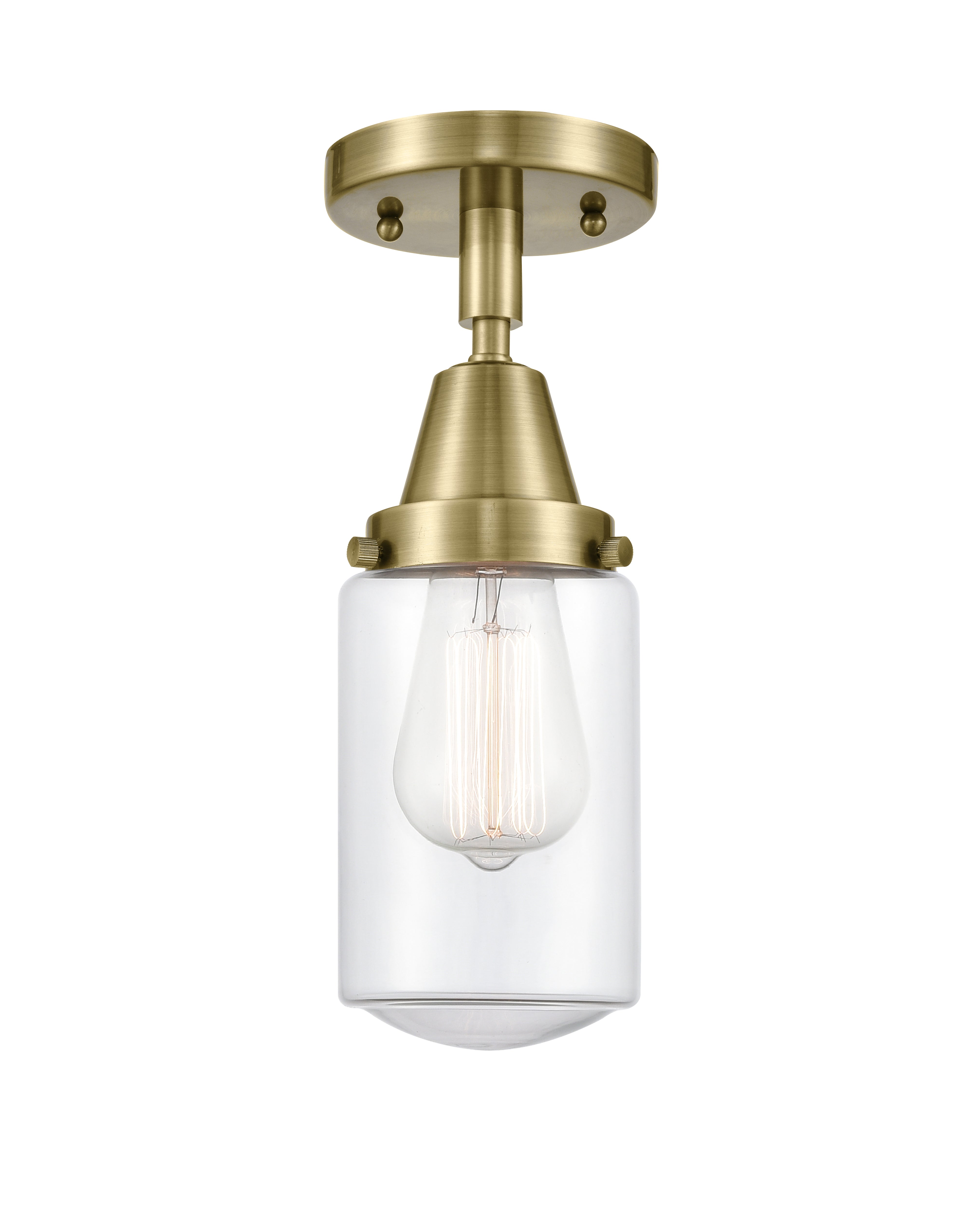 Caden Semi-Flush Mount Brushed Nickel