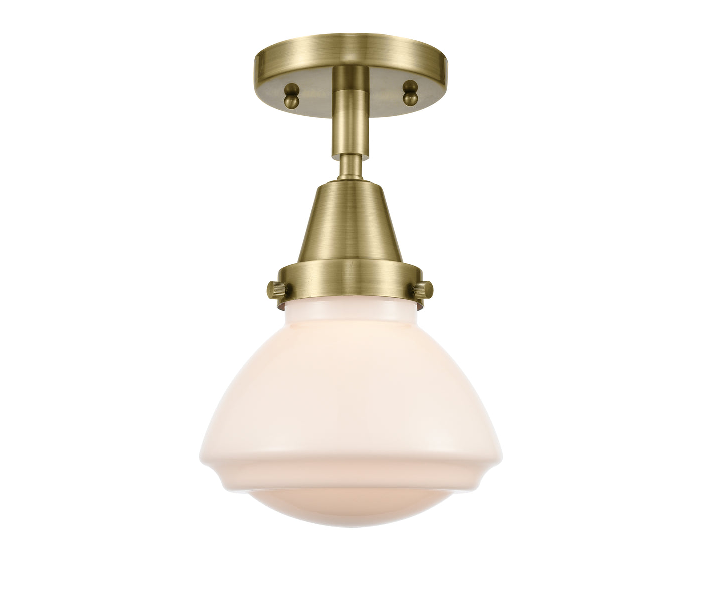 Caden Semi-Flush Mount Brushed Satin Nickel