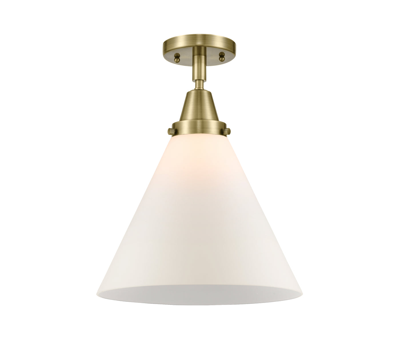 Caden Semi-Flush Brushed Satin Nickel