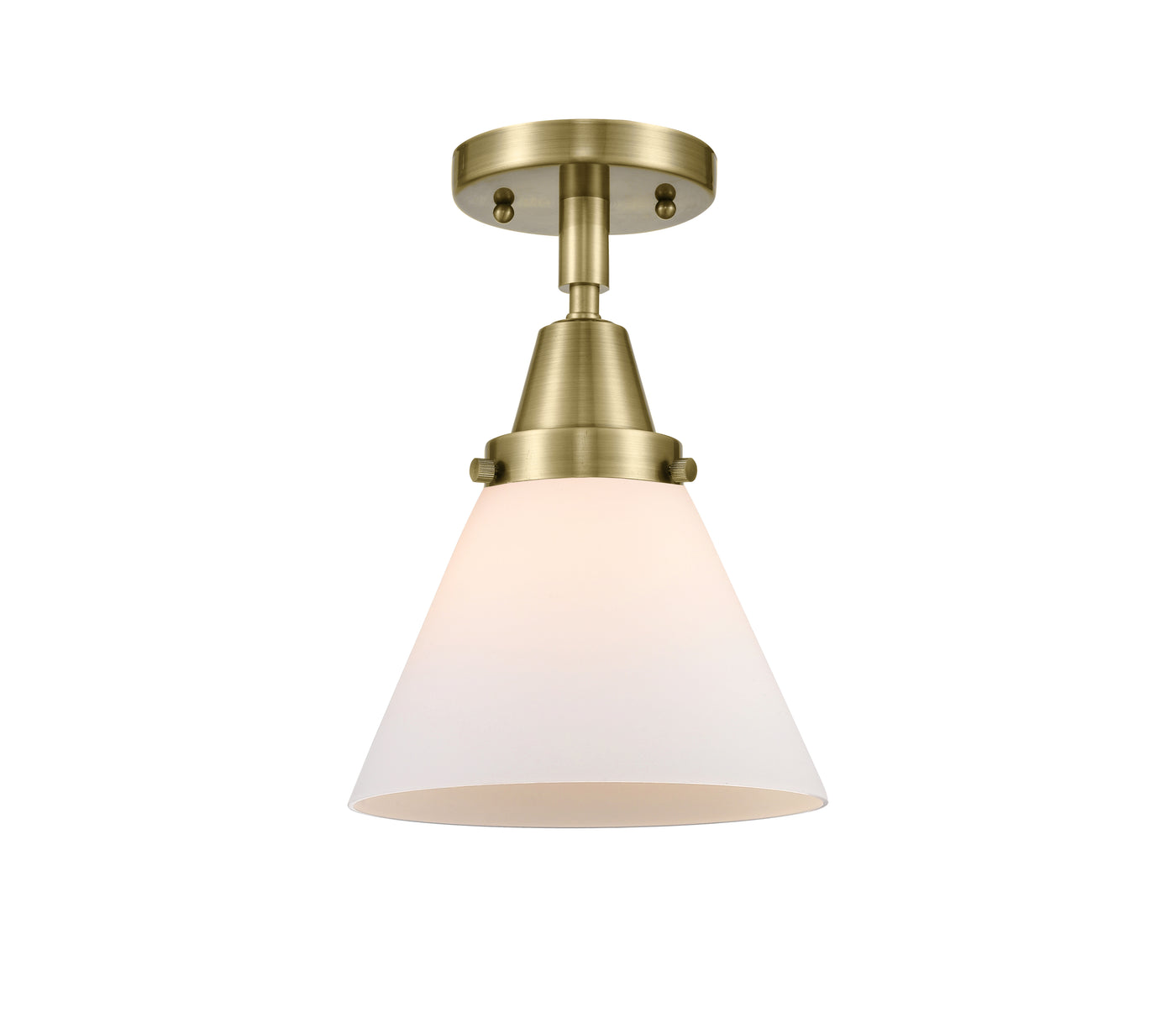 Caden Semi-Flush Mount Brushed Satin Nickel