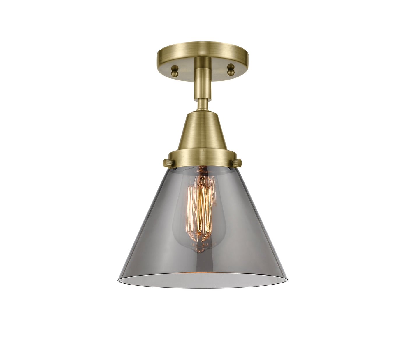 Caden Semi-Flush Mount Brushed Satin Nickel