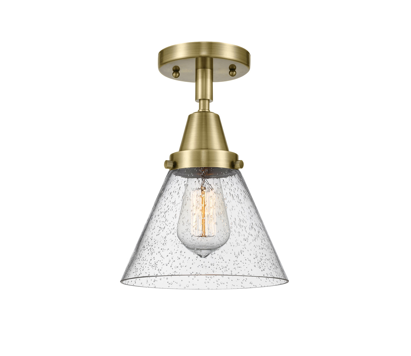 Caden Semi-Flush Mount Brushed Satin Nickel