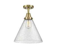 Caden Semi-Flush Mount Brushed Satin Nickel