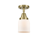 Caden Semi-Flush Mount Satin Nickel 12"
