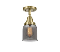 Caden Semi-Flush Mount Satin Nickel 12"