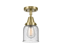 Caden Semi-Flush Mount Satin Nickel 12"