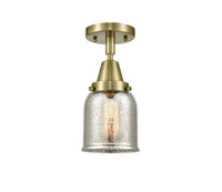 Caden Semi-Flush Mount Glass Steel Nickel