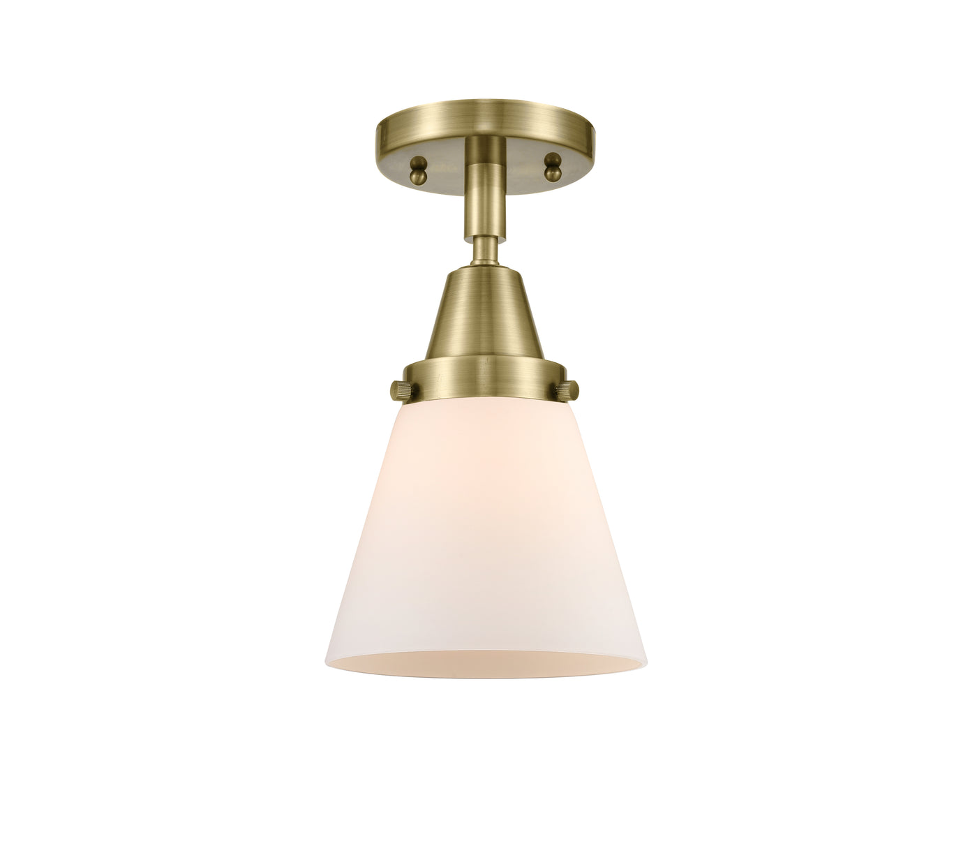 Caden Semi-Flush Mount Brushed Satin Nickel