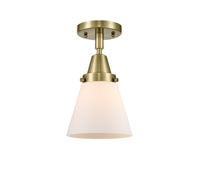 Caden Semi-Flush Mount Brushed Satin Nickel