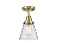 Caden Semi-Flush Mount Brushed Satin Nickel