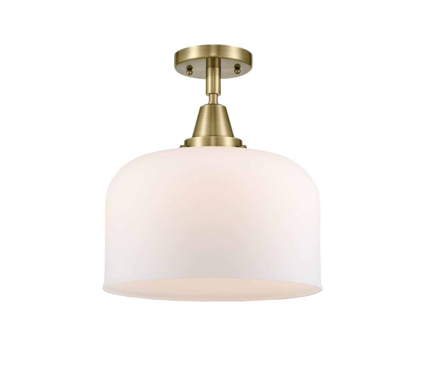 Caden Semi-Flush Mount Brushed Nickel Steel