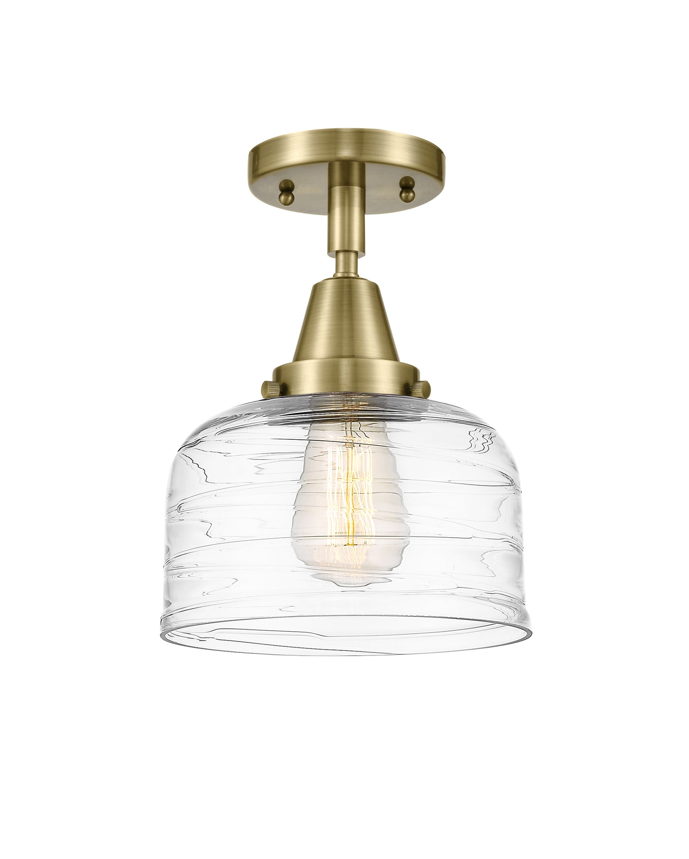 Caden Semi-Flush Mount Brushed Satin Nickel