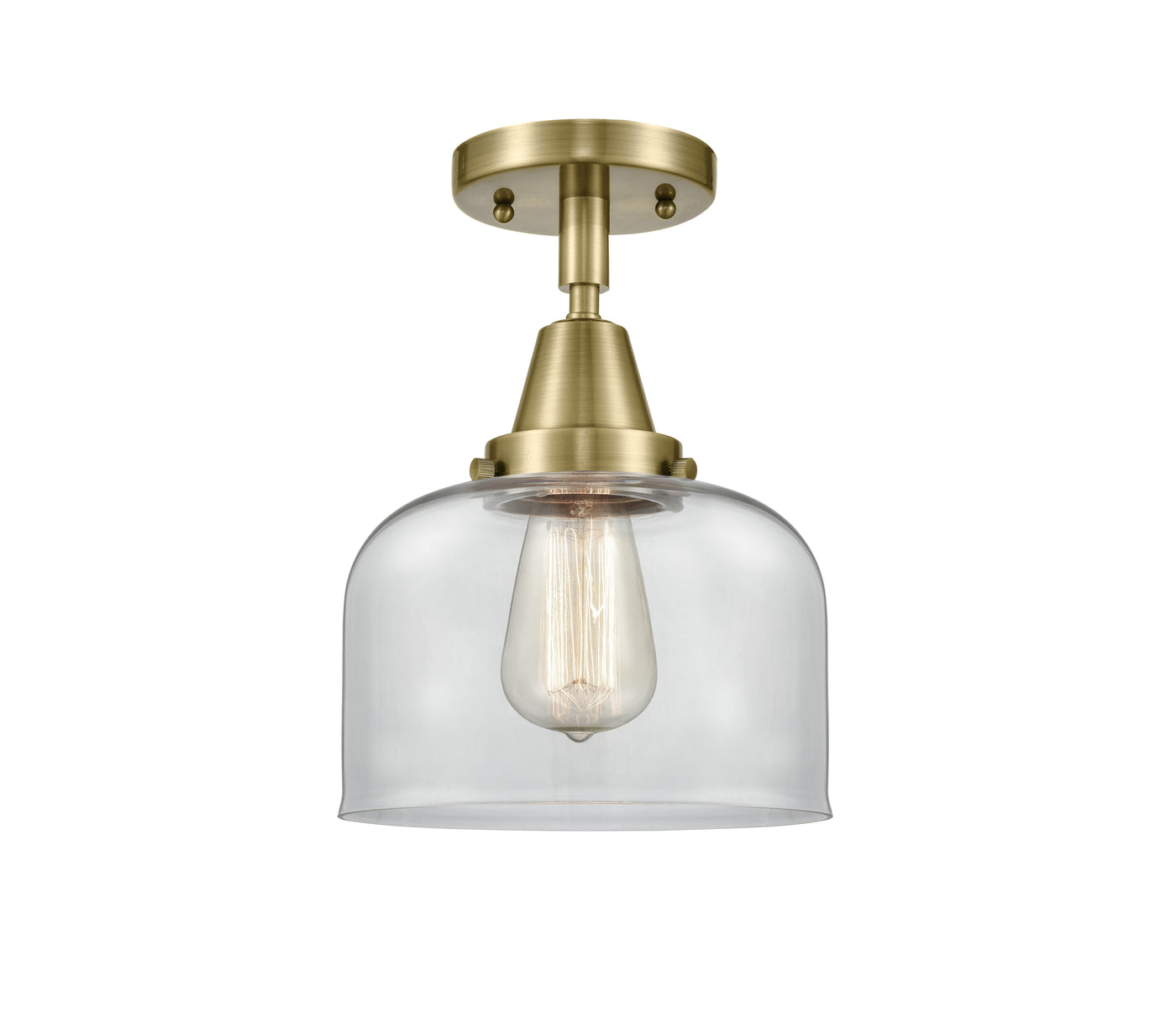 Caden Semi-Flush Mount Brushed Satin Nickel
