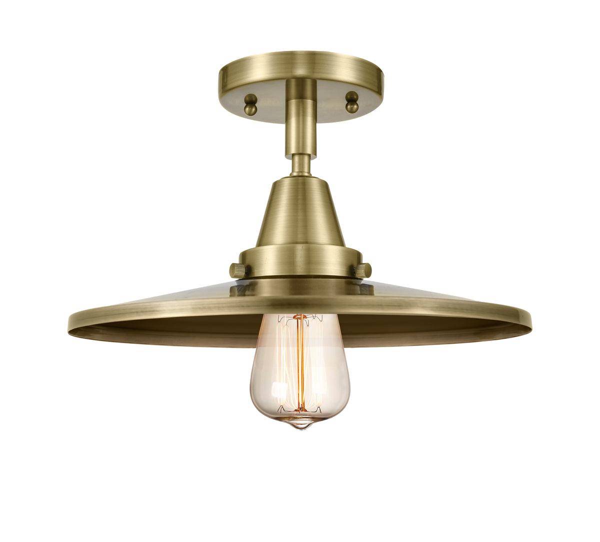 Appalachian 12-Inch 1-Light Semi-Flush Mount