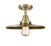 Caden Semi-Flush Mount Brushed Satin Nickel