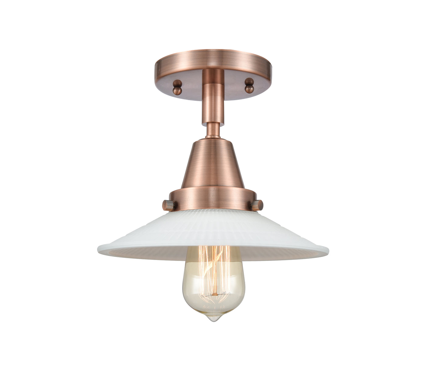 Caden Semi-Flush Mount Brushed Satin Nickel