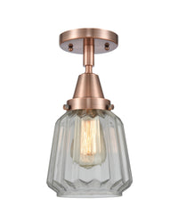 Caden Semi-Flush Mount Brushed Satin Nickel