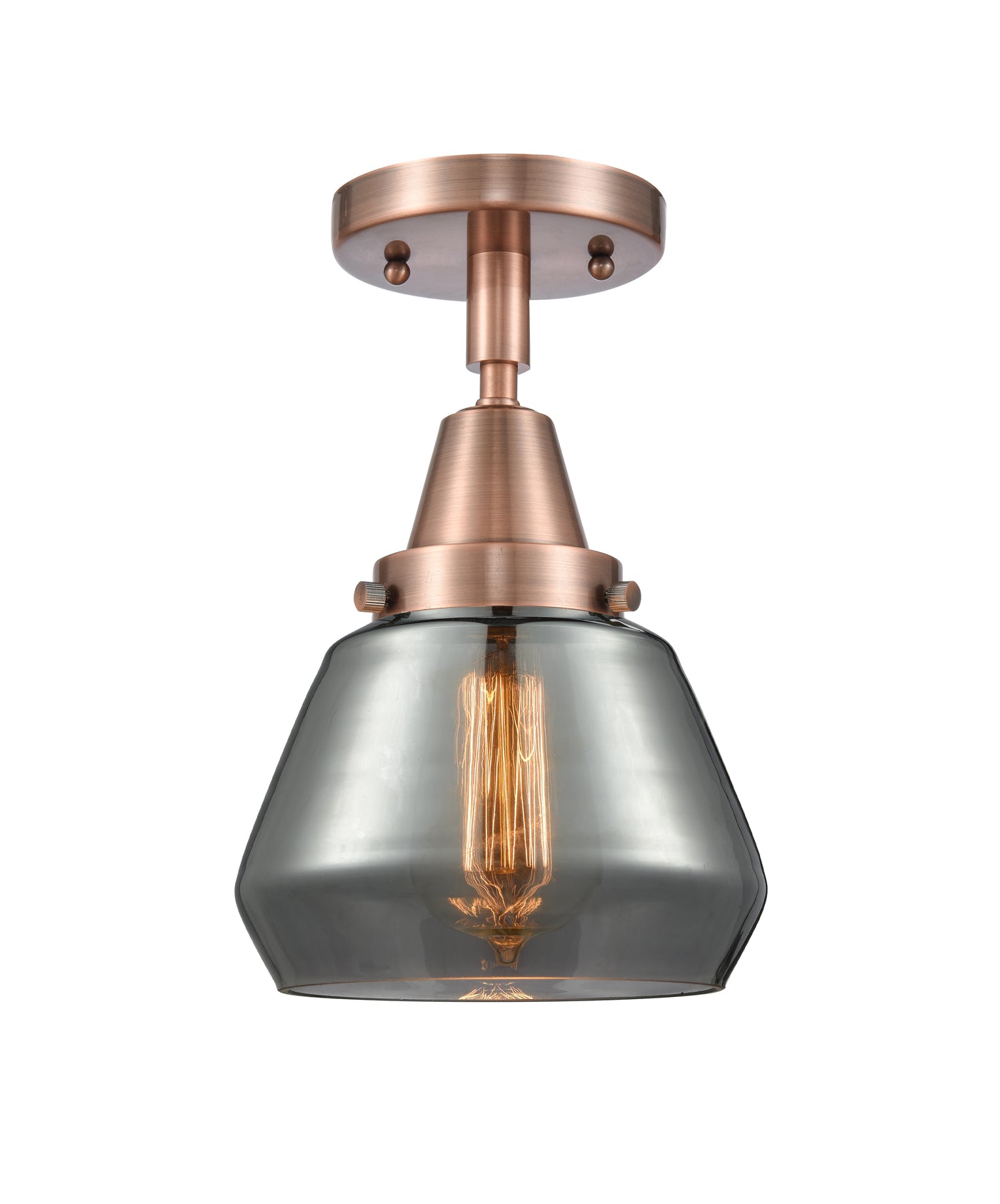Caden Semi-Flush Mount Brushed Satin Nickel