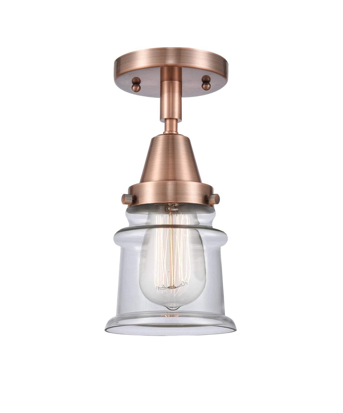 Caden Semi-Flush Mount Brushed Satin Nickel
