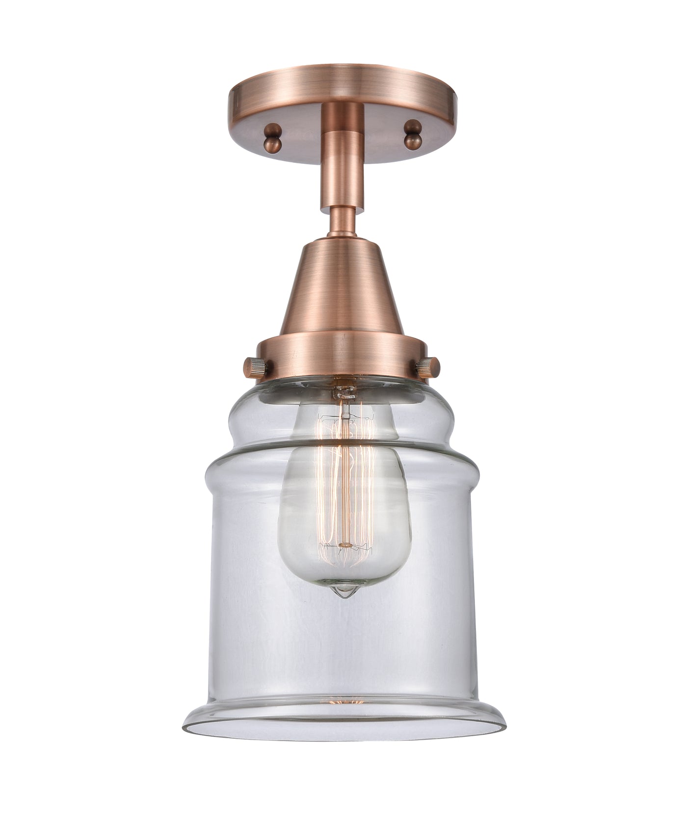 Caden Semi-Flush Mount Brushed Satin Nickel