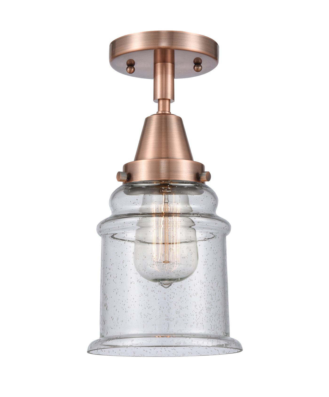 Caden Semi-Flush Mount Brushed Satin Nickel