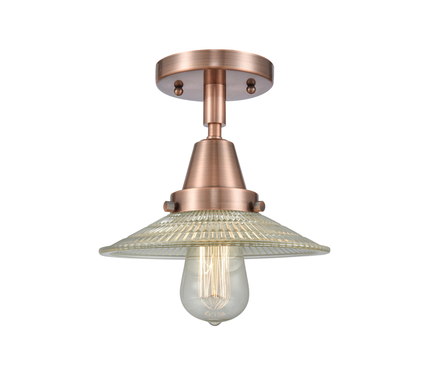 Caden Semi-Flush Mount Brushed Satin Nickel