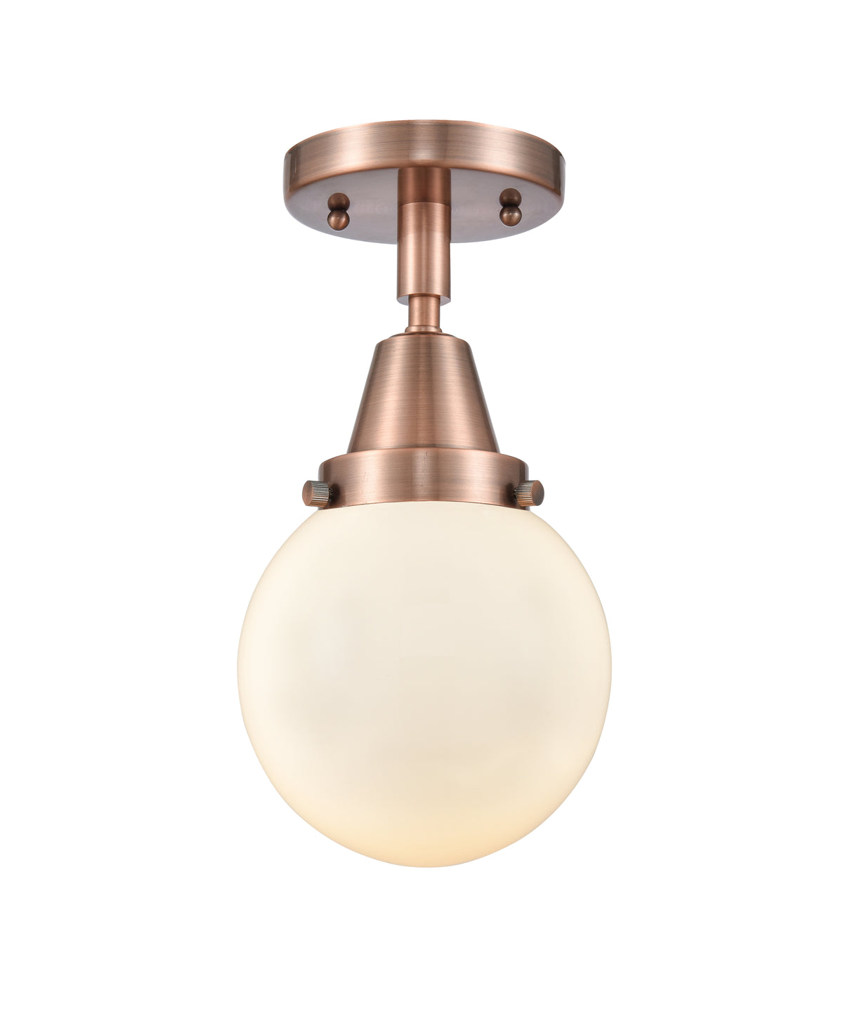 Beacon 6-Inch 1-Light Semi-Flush Mount with LED Bulb 10.75-Inch High