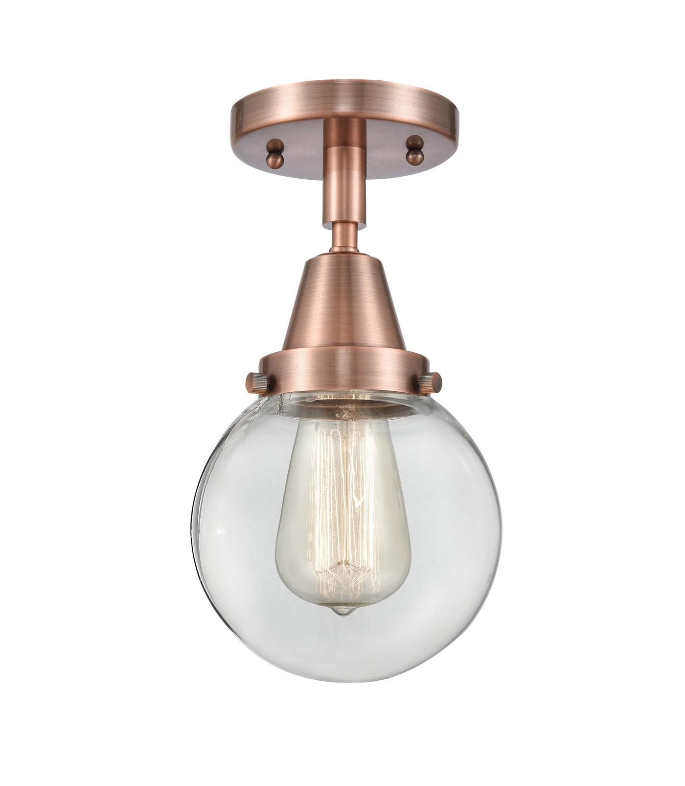 Caden Semi-Flush Mount Brushed Satin Nickel