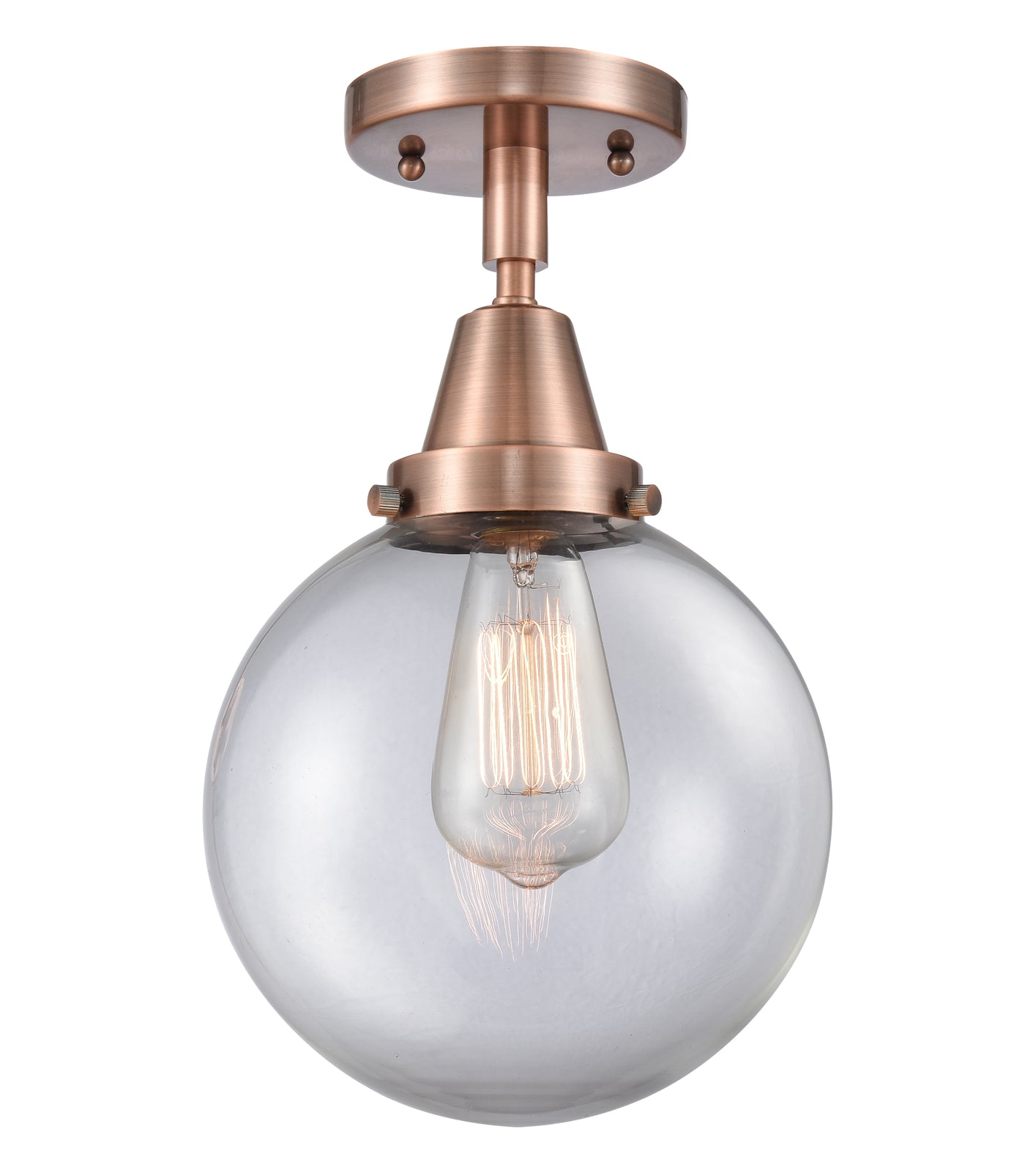 Caden Semi-Flush Mount Brushed Satin Nickel