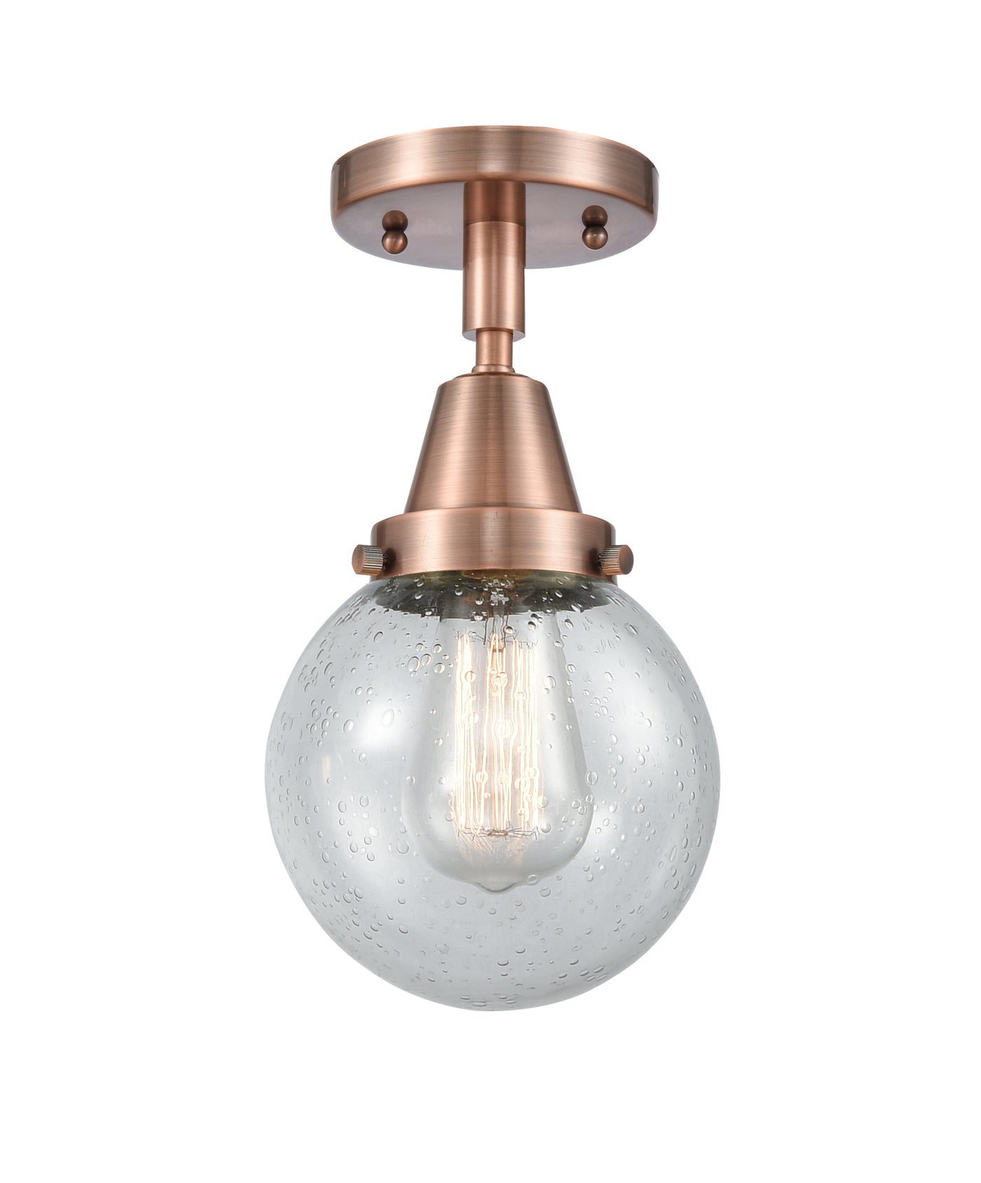 Caden Semi-Flush Mount Brushed Satin Nickel