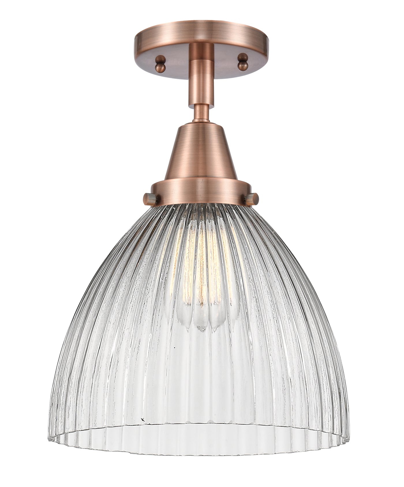 Caden Semi-Flush Mount Brushed Satin Nickel