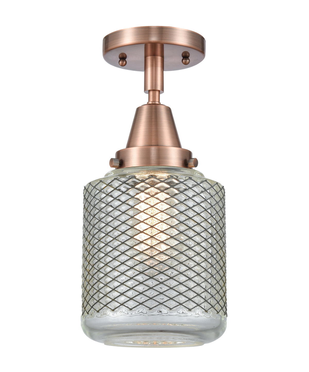 Stanton 6-Inch 1-Light Semi-Flush Mount 14.5-Inch High