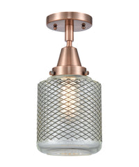 Caden Semi-Flush Mount Brushed Satin Nickel