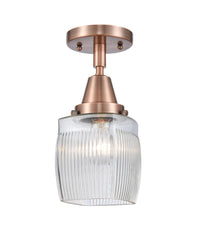 Caden Semi-Flush Mount Brushed Satin Nickel