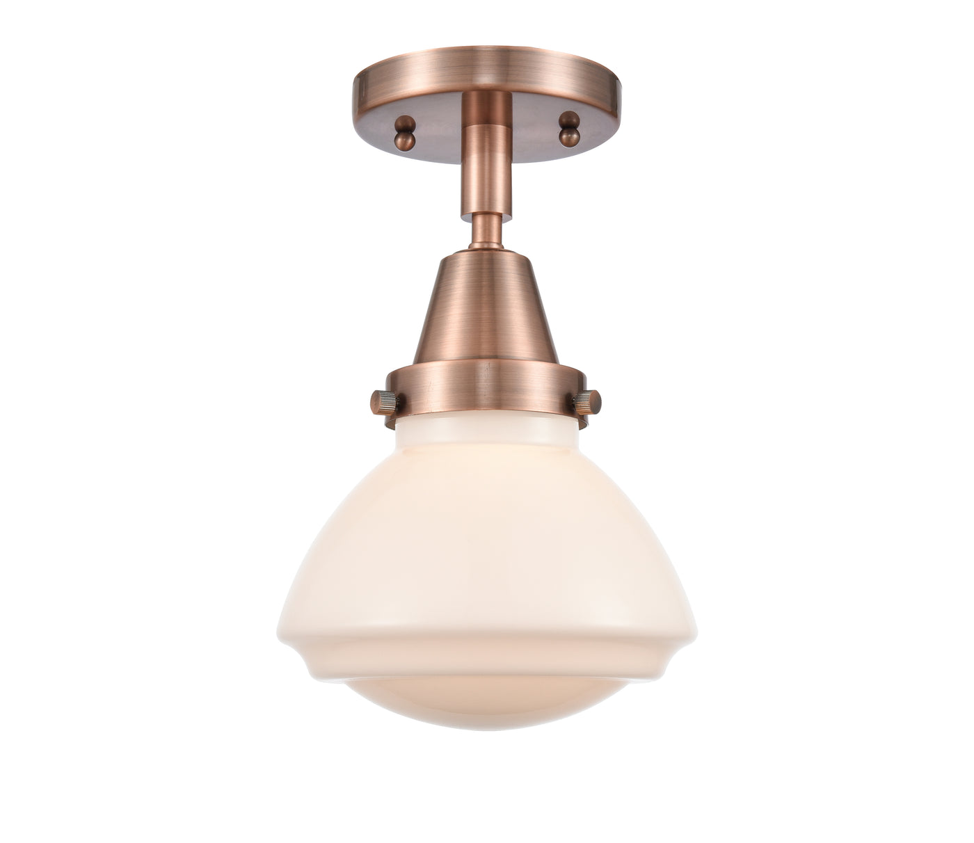 Caden Semi-Flush Mount Brushed Satin Nickel