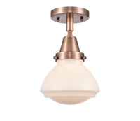 Caden Semi-Flush Mount Brushed Satin Nickel