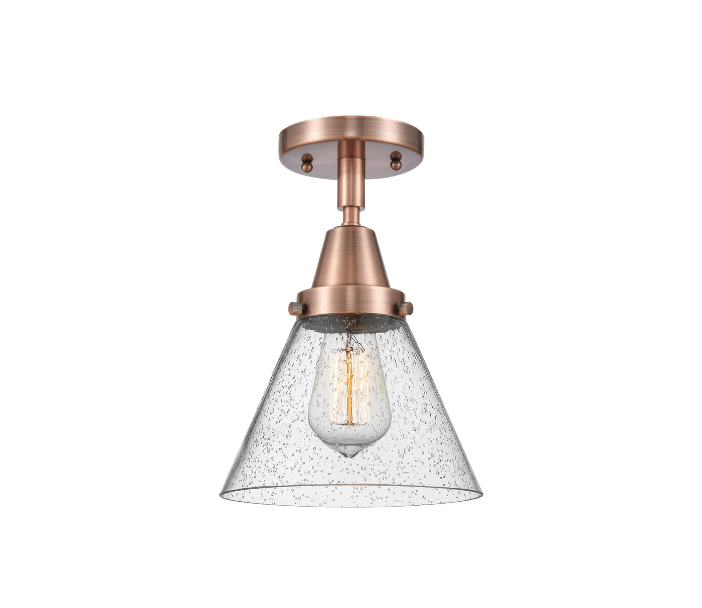 Caden Semi-Flush Mount Brushed Satin Nickel
