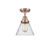 Caden Semi-Flush Mount Brushed Satin Nickel